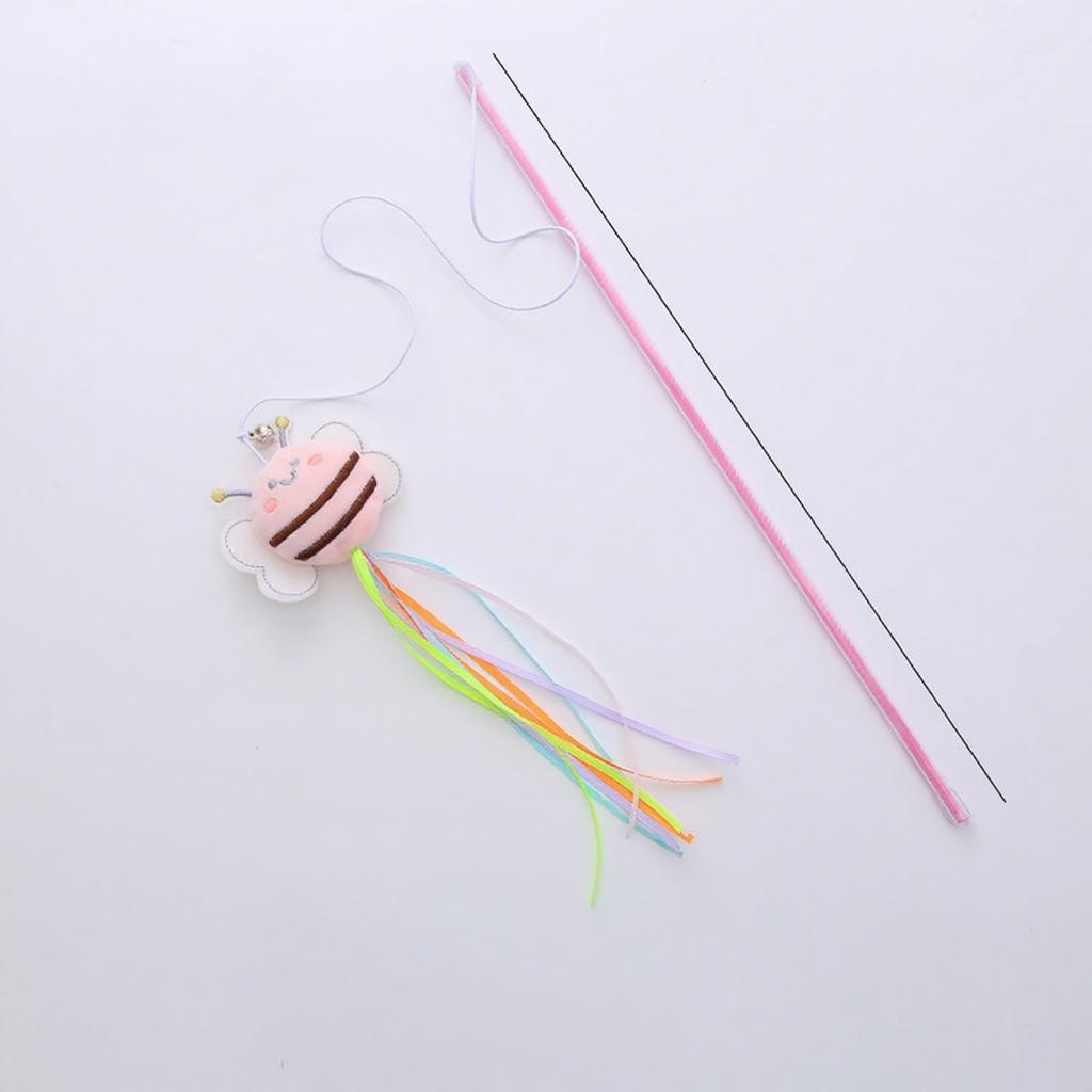 Pet Supplies Plush Bee Shaped Cat Toy