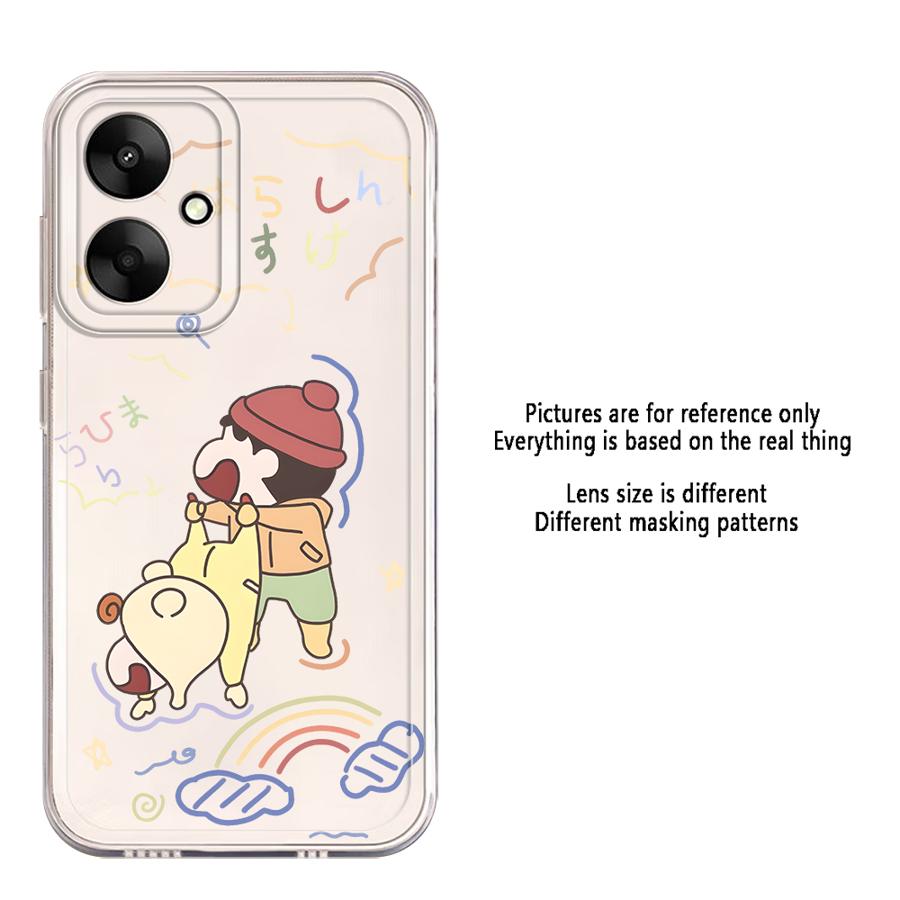 Case for Xiaomi Mi 11 Lite 11T Pro Soft Phone Cover Cartoon Himawari Shin