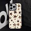Trendy Leopard Print Star Pattern Phone Case For iPhone 17,16,15,14,13,12,11 Plus,PM,XS,Colorful Silver Phone Case Funda Cover