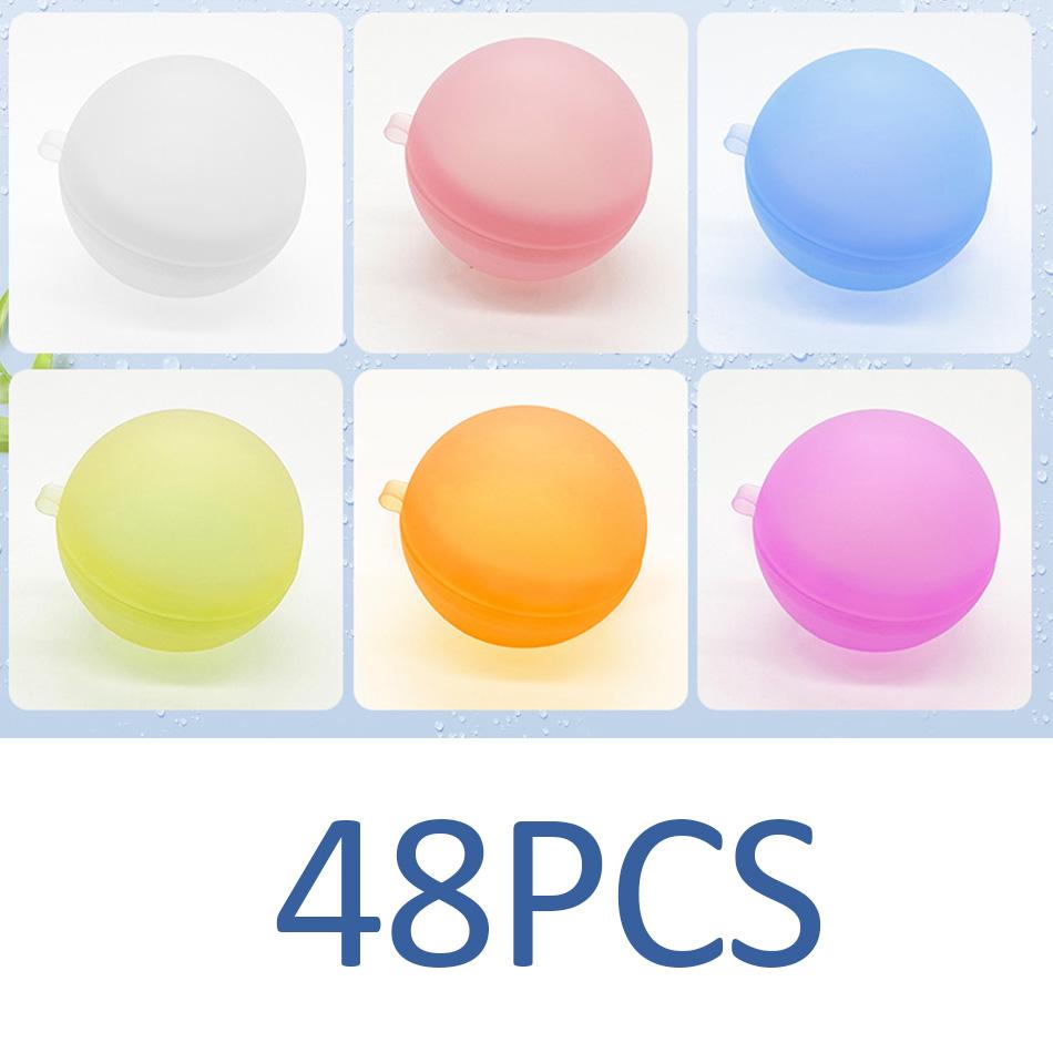 Neue wiederverwendbare Wasserballons, nachfüllbarer Wasserballon, schnelles Befüllen, selbstdichtende Wasserbomben, Spritzbälle für Kinderschwimmbecken