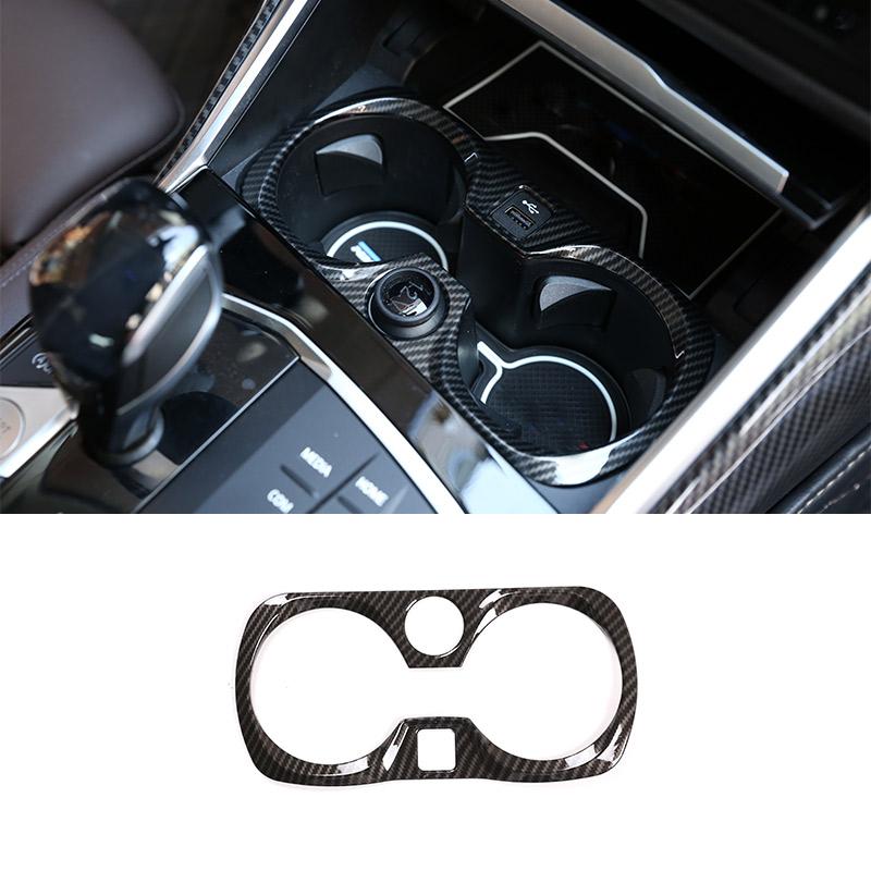 ABS Carbon Fiber Interior Kit Dashboard Console Gear Shift Panel Decoration Cover Trim Stickers For BMW 3 Series G20 -