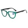 Comfortable Anti-Blue Light Retro Reading Glasses with Metal Studs - European & American Style
