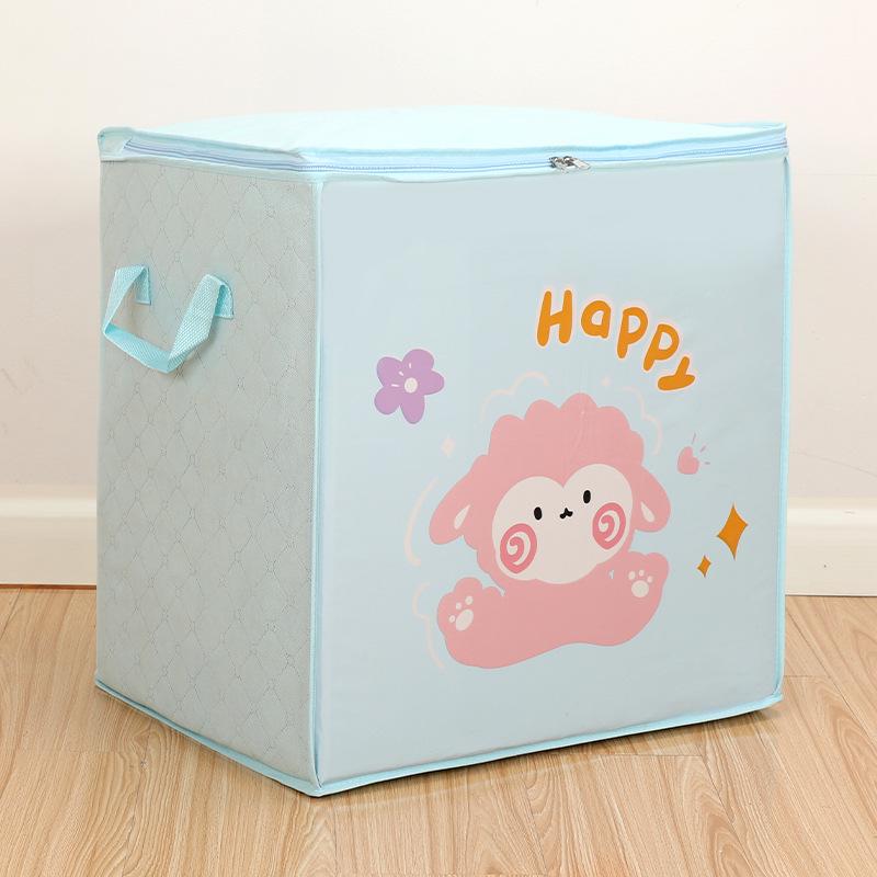 Moisture-Proof Cartoon Non-Woven Storage Bag for Clothes and Quilts