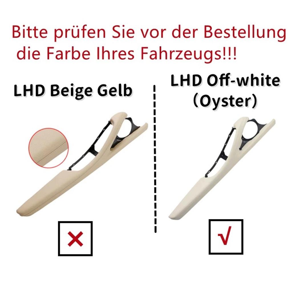 1x Interior Door Panel Door Handle Off White For BMW 5 Series F11 F10 F18 2010-2016