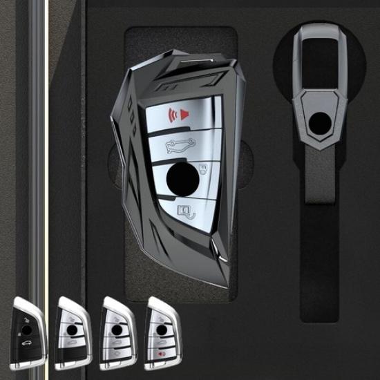 Zinc Alloy TPU Car Key Case Cover For BMW X1 X2 X3 X4 X5 X6 X7 1 2 3 4 5 6 7 8