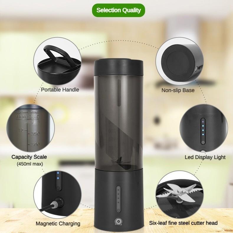 Waterproof Juice Cup Small Portable USB Juicer Electric Mini Juicer Charging Mixer New