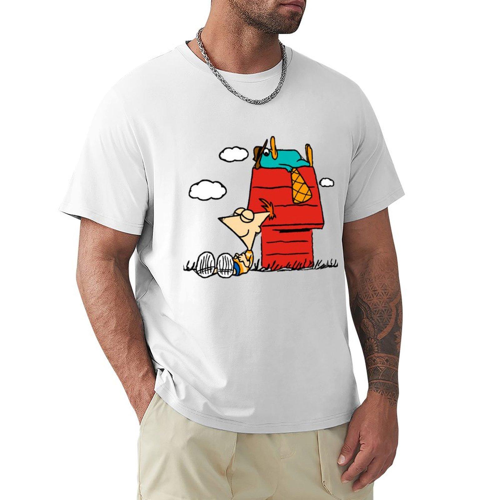 Snoophi TShirt luxury tshirt gifts for boyfriend cute tops plus size tops funny t shirts for men S