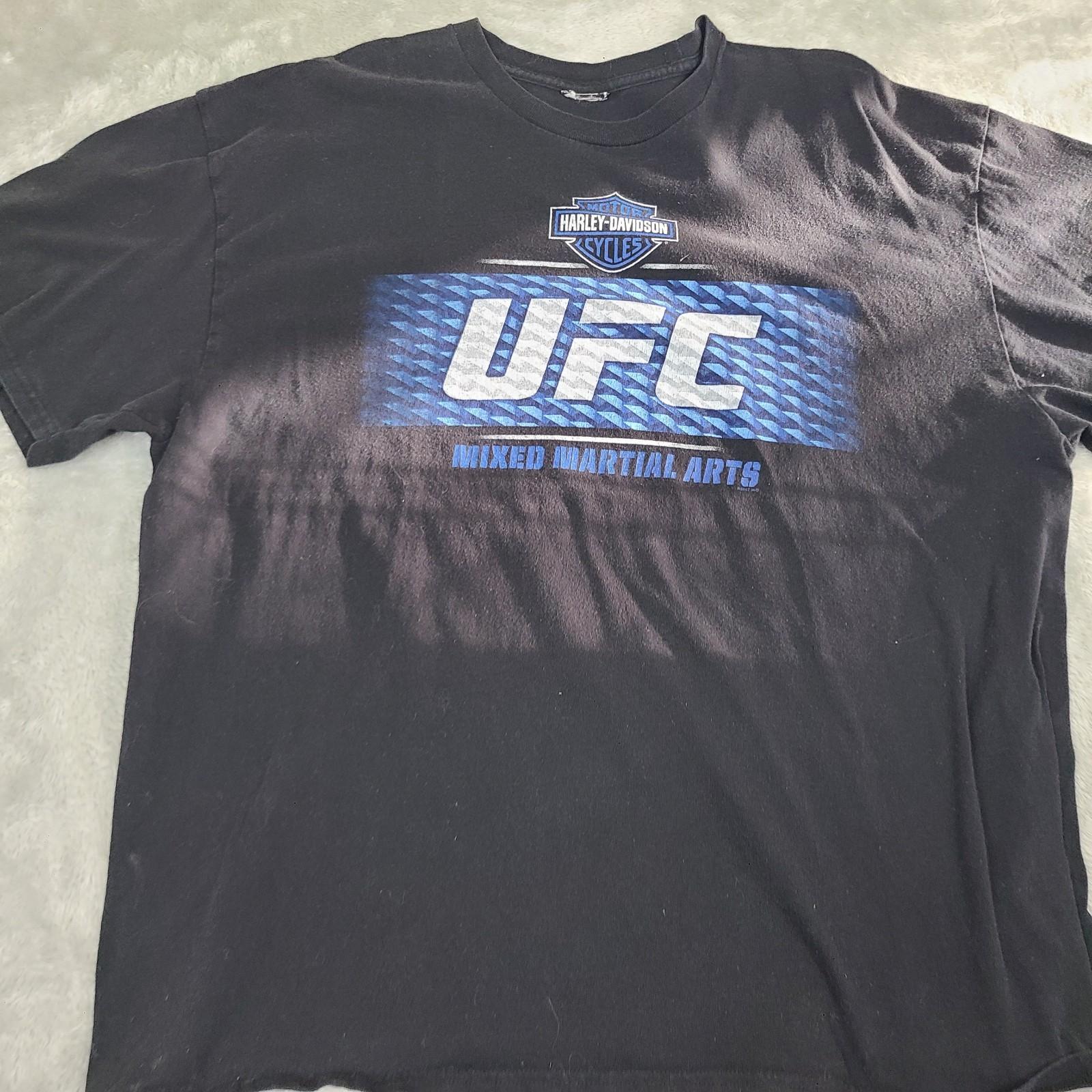 Harley Davidson UFC Martial Arts Bloomington IN Shirt 2XL Shirt Harley Davidson Unisex T-Shirt L