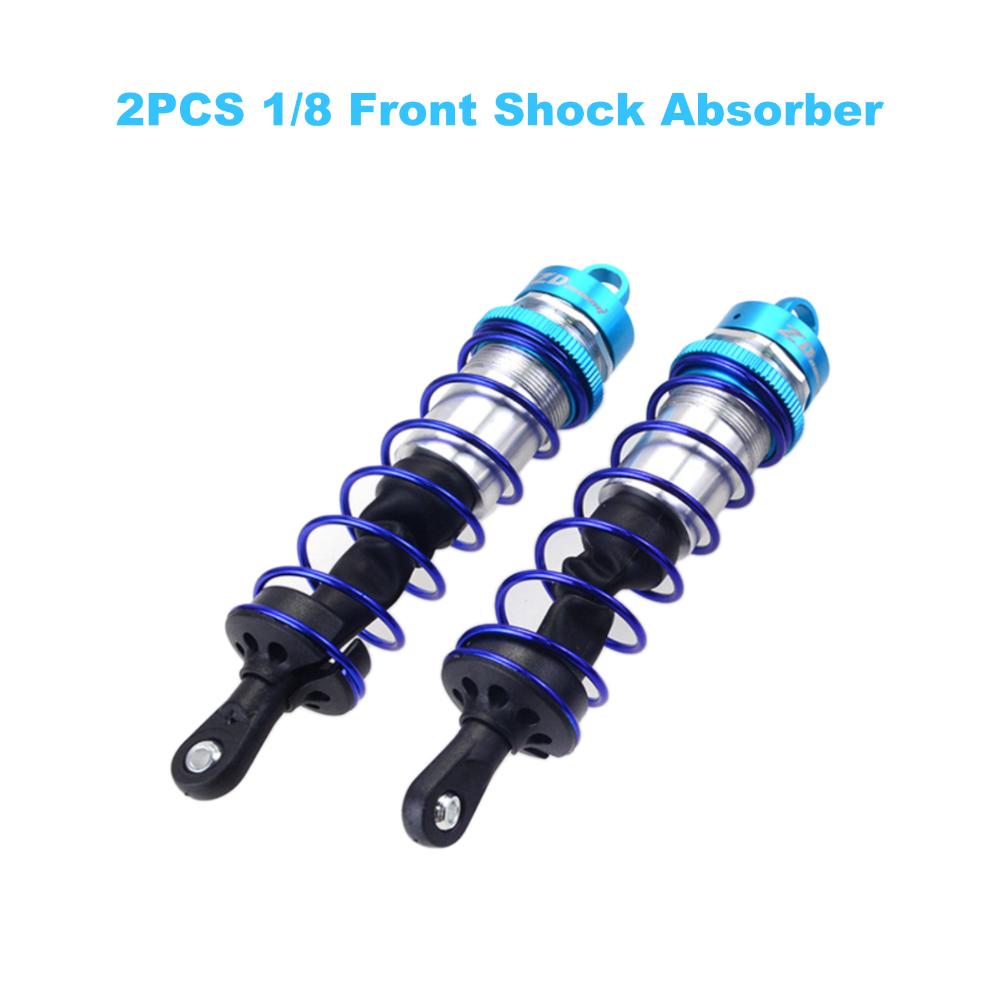 4Pcs Shock Absorber 120mm Front 140mm Rear Metal Damper Suspension for HPI TROPHY FLUX 107016 1/8 RC Racing Car Truggy ZD Racing