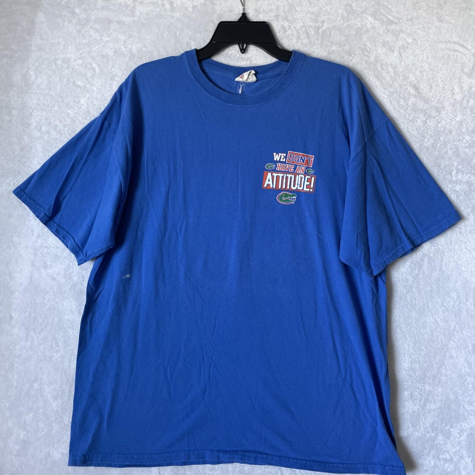 BMOC NCAA Mens T Shirt Florida Gators Blue XL Short Sleeve Crew Neck Vintage S разноцветный