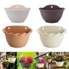Hanging Flower Pot Wall Decor Self Watering Plants Holder Balcony Planter Bucket for Railing Garden Backyard Yard Indoor Outdoor