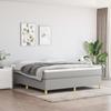 VidaXL Divan Bed with Mattress Light Grey 160x200cm Fabric - Model 3144530