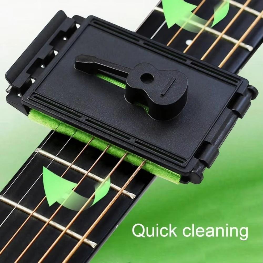 2Pcs Efficient Guitar String Cleaner Brush Ergonomic Guitar Fretboard Rub  Violin
