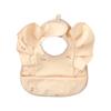 Cute Flying Sleeve Shaped Feeding Bib with Water Proofing Layer, Adjustable Saliva Towel for Baby 6-36 Months