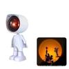 Portable Astronaut Seven-Color Sunset Lamp - Ideal for Photography & Bedroom Atmosphere