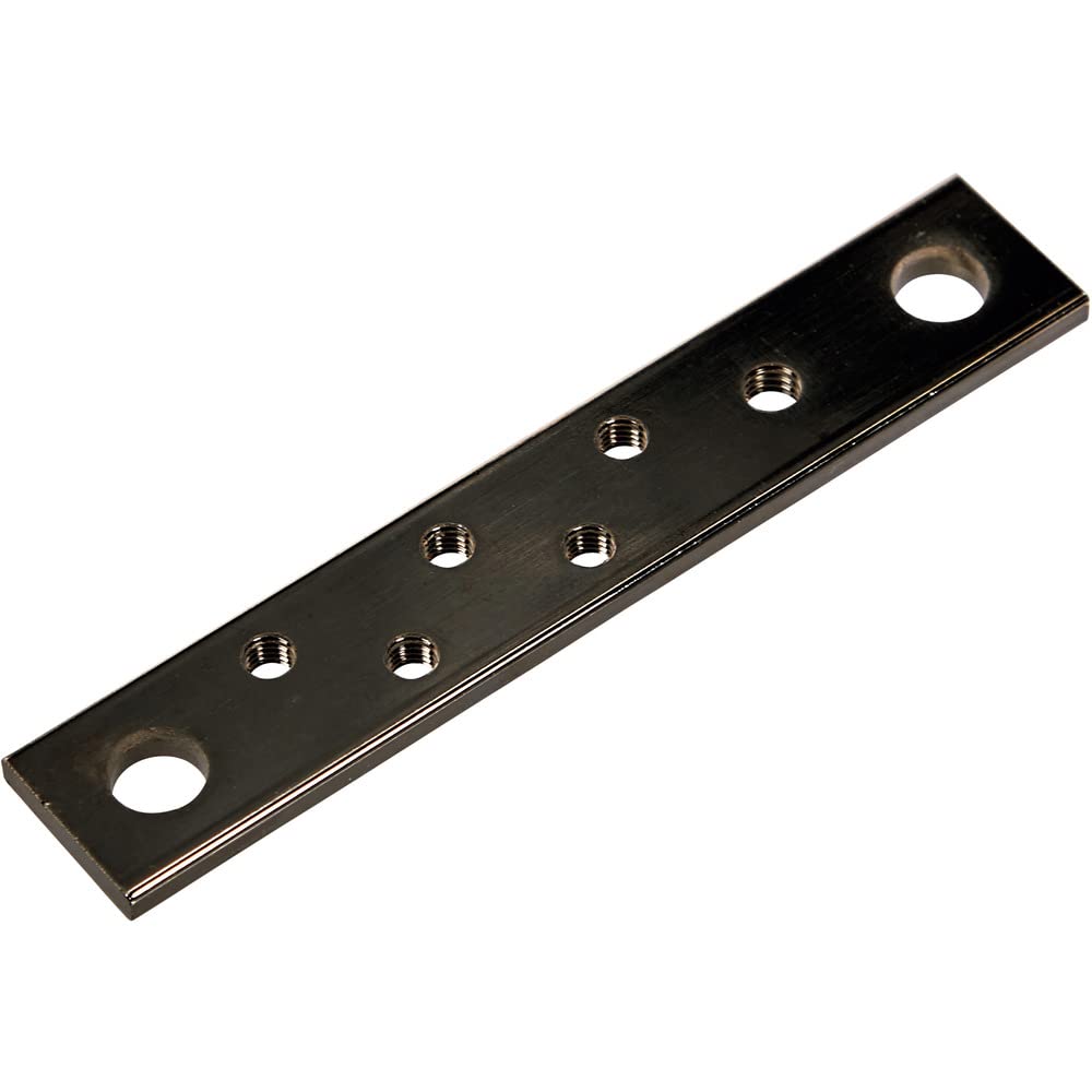 TRUSCO Earth 20mm Wide X 240mm Long X 4mm M5 Tapped 18 Bar, Thick, Holes, Holes, TEBA-20-18E