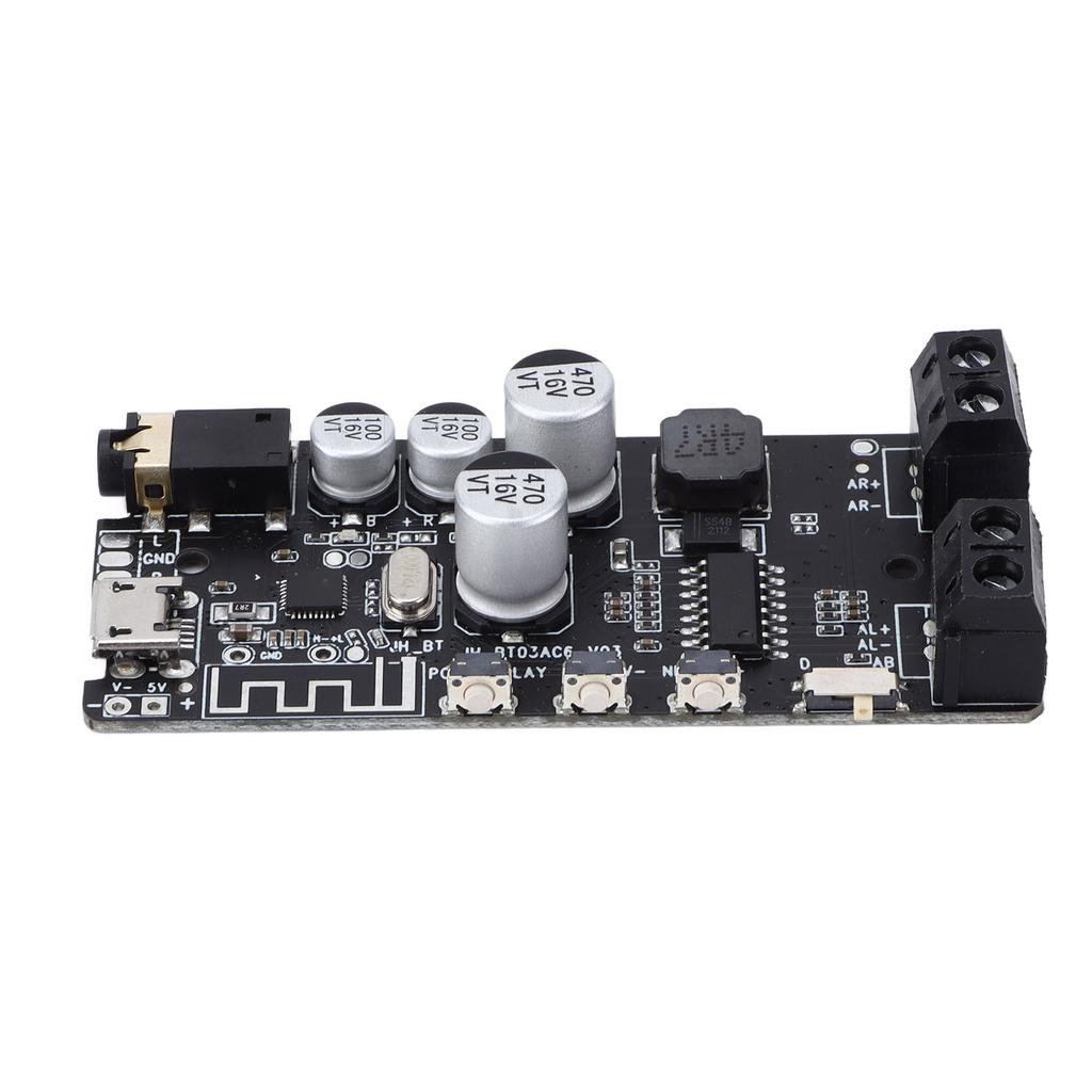 Digital Amplifier Board Wireless Stable Stereo Power Amplifier Module with Buttons For Car Computer Home Theater Audio