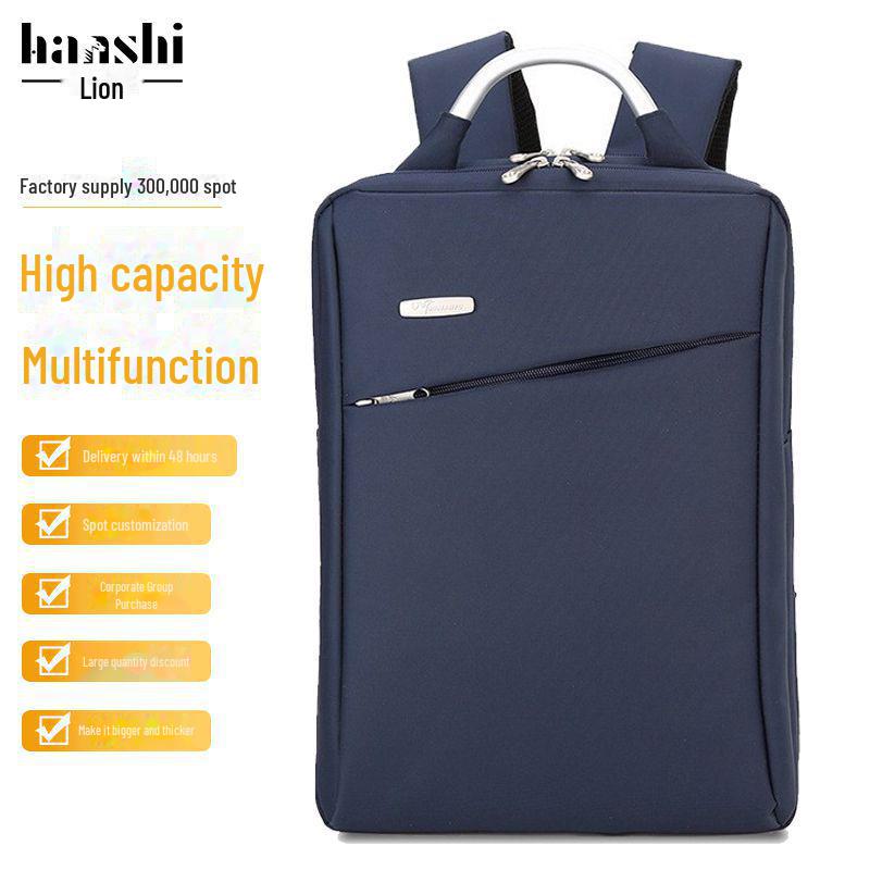 Men's Large Capacity Waterproof Business Travel Backpack