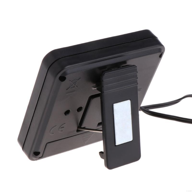 

Digital Vivarium Thermometer Thermometer Hygrometer Combined Gauge чорний