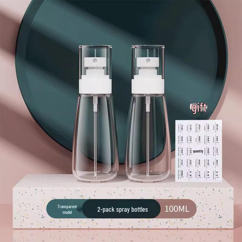 Travel-Size Ultra-Fine Mist Spray Bottle for Face Moisturizing and Alcohol Use