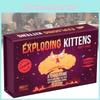 Exploding Kittens Bom Vs Mau Jogo de Cartas Divertido Jogo de Festa Estratégico Para Amigos