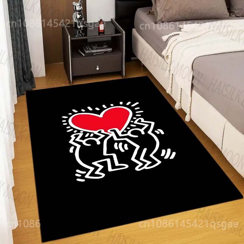 

Multiple Sizes Graffiti Art Pattern Carpet for Living Room Bedroom Bathroom Mat Creative Doormat Sofa Home Decor Luxury Gifts 40x60cm