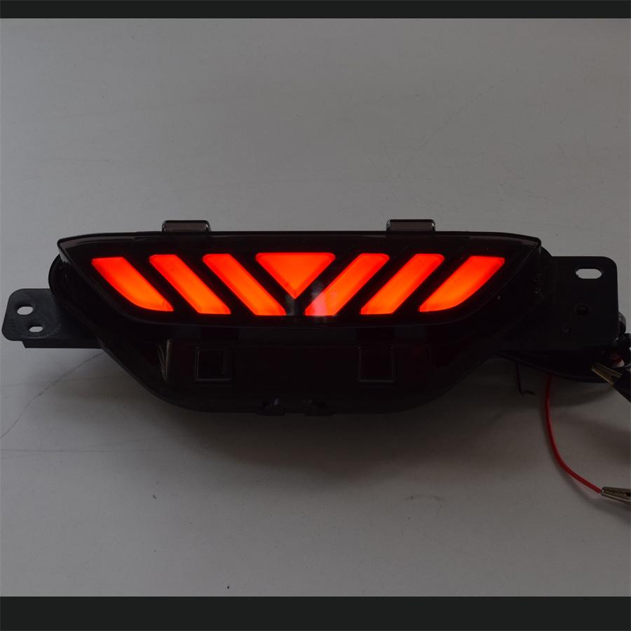 For 2016-2020 Toyota C-HR CHR LED Rear Fog Lights Tail Bumper Brake Light 3Pcs