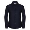 Russell Collection Ladies/Womens Long Sleeve Easy Care Oxford Shirt