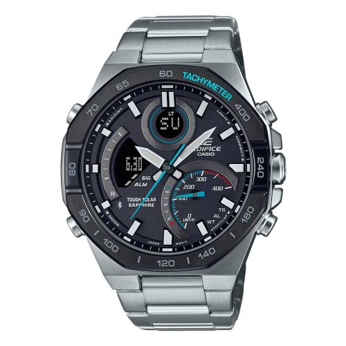 

Casio Edifice Watch ECB-950YDB-1AJF Men s Silver Solar with Smartphone Link and Bluetooth