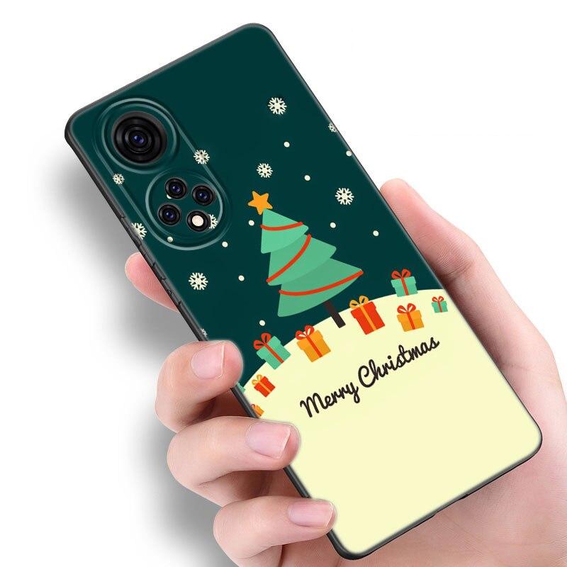 Snehové Veselé Vianoce Puzdro na telefón Pre Huawei Honor 60 50 Mate 40 30 20 10 Lite Nova 9 8 Pro 7 SE Y60 30S 8i 7i 5T Prémiový Kryt