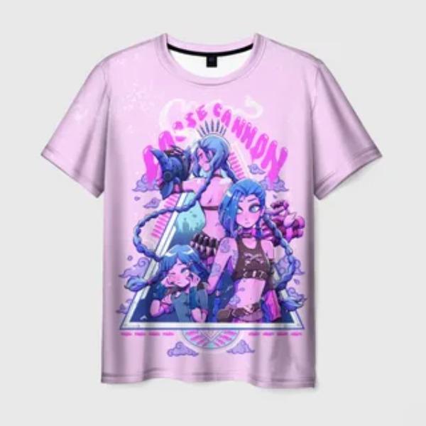 KPop Devil Hunter Girl Group Anime Cartoon Pattern Cute Comfortable Summer Children's T-shirt
