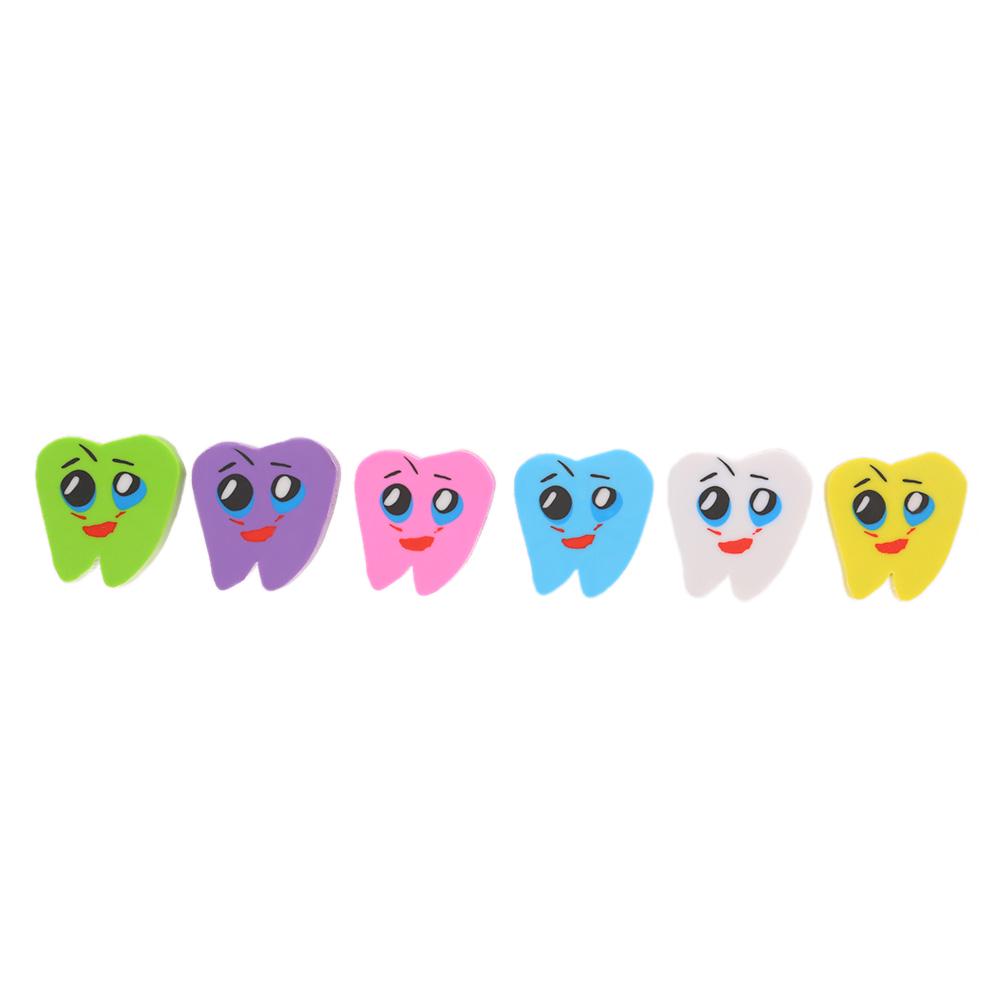 50pcs/bag Molar Shaped Tooth Rubber Erasers Dental Clinic School Gift