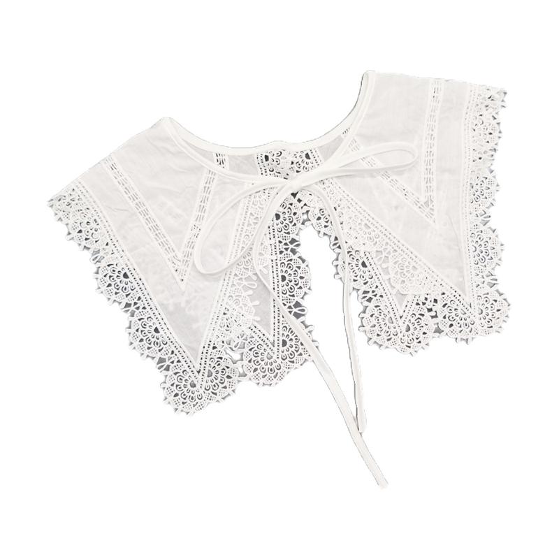 

Женский китайский вышитый полутоп-шаль винтажный цветочный ципао ложный воротник на шнуровке декоративное покрытие для шеи дики короткий