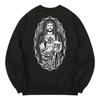 KAN6312 Kmb0192 Yeomwon Fleece-Lined Sweatshirt Black