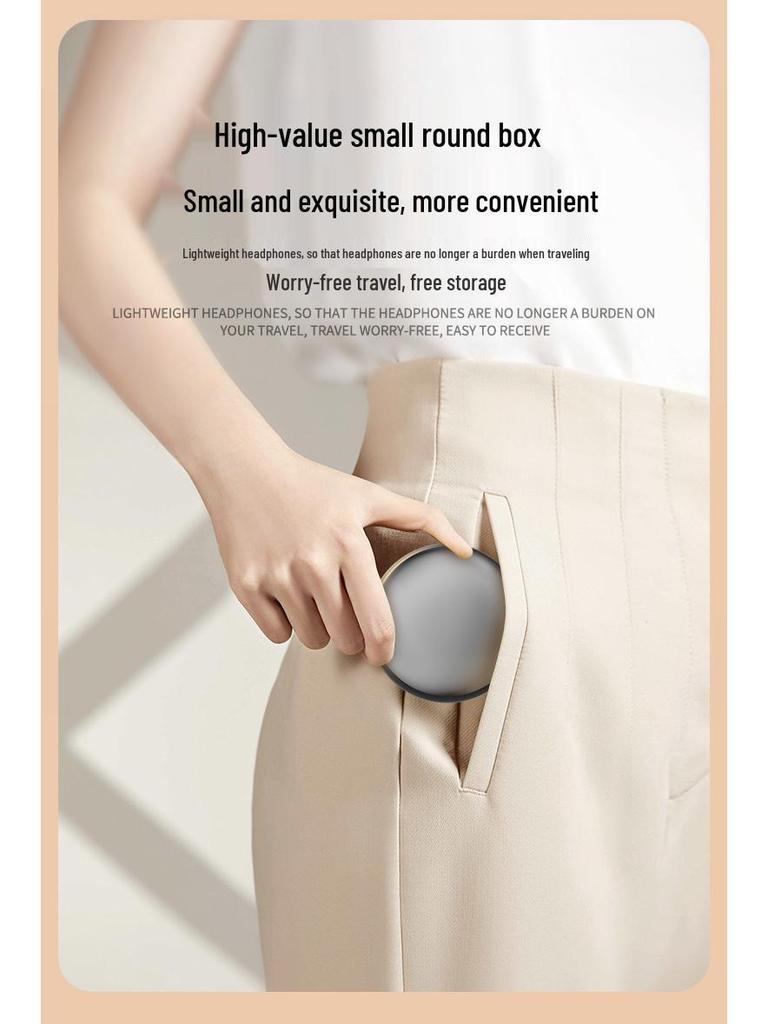 Y29 In-Ear Ultra-Thin Sleep Bluetooth 5.3 Earbuds: High Sound Quality, Long Battery Life, Digital Display.