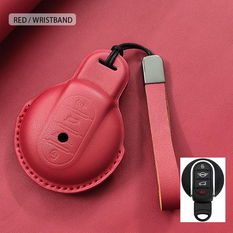 Car Key Case Cover Fob For Bmw Mini Cooper S One Jcw F54 F55 F56 F57 F60 Clubman Countryman Keyless Keychain Durable Luxury