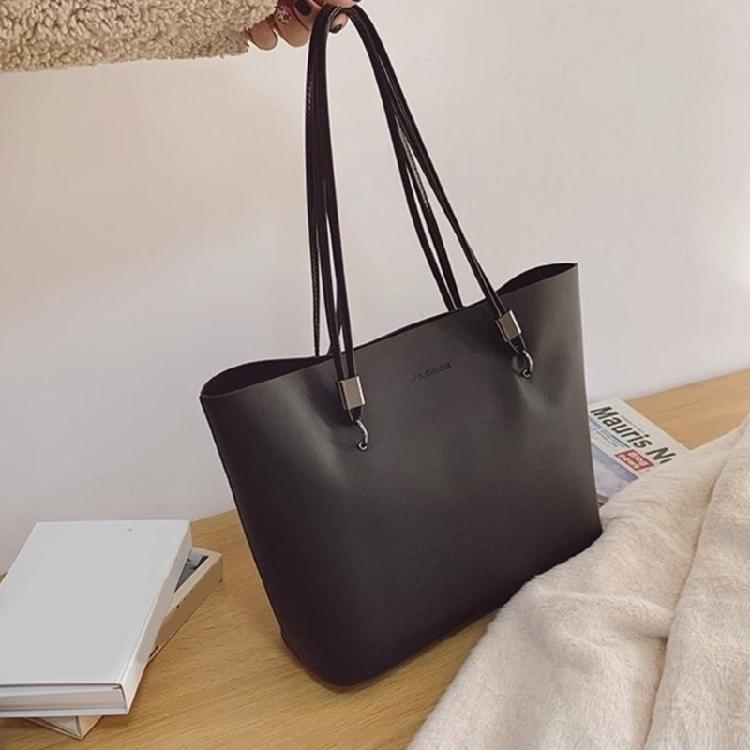 Handbag PU Bag for Girl Women Large Capacity Shopping Bag Versatile Shoulder Bag