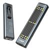 Flat EDC Flashlight Solar Rechargeable 7-Mode Slim Pocket Flashlight with Magnetic Base & Clip for Working Camping Repairing
