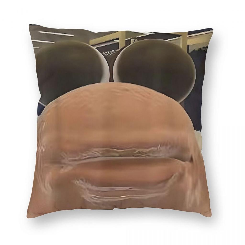 Marcus The Worm Robert Help Funny Meme Pillowcase Printed Polyester Cushion Cover Decor Pillow Case Cover Sofa Square 45X45cm