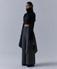 Teulimingbeodeu High-Neck Bolero Knit Zip-Up [ Black ]