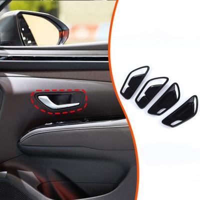 Glänzende schwarze Innen-Türgriff-Schale Zierabdeckung Für Hyundai Santa Cruz +