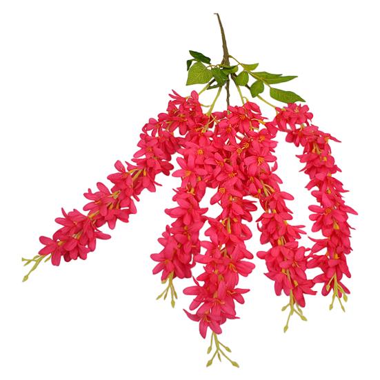 Hanging Artificial Flower Vine UV Resistant Indoor Outdoor Fake Silk Flower Garland Home