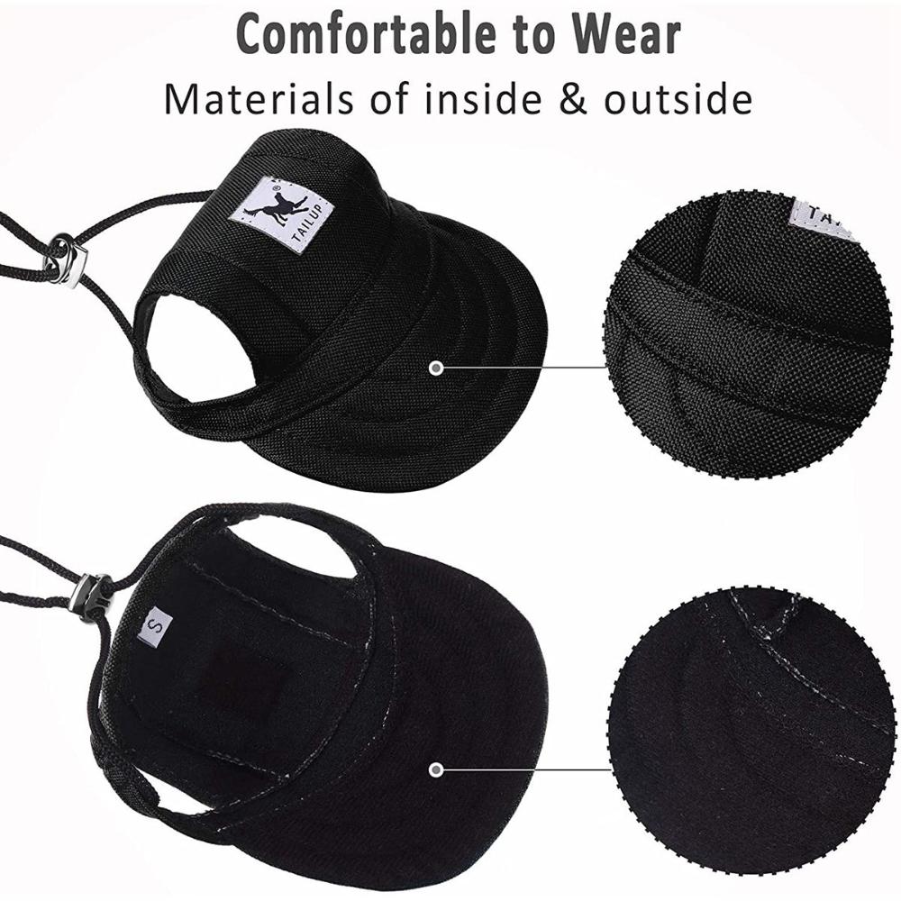 Summer with Ear Holes Headdress Puppy Sunbonnet Baseball Cap Sun Protection Dog Visor Hats