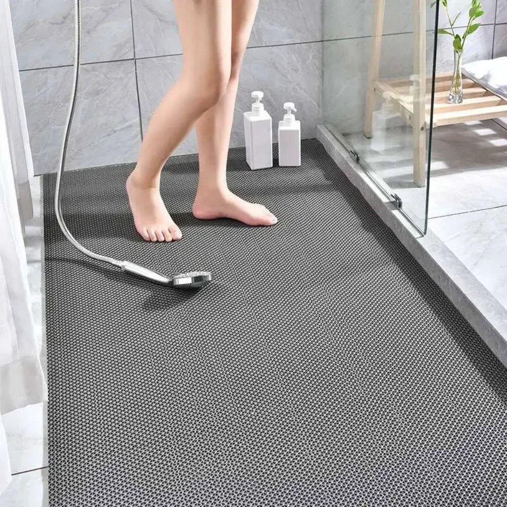 Hollowed Out Waterproof Mats Non-Slip Plastic Mats High Quality Drainage Rubber Rug  Restaurant