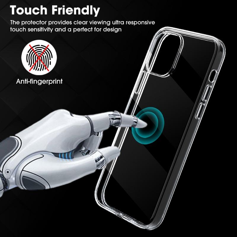 Clear Phone Case for IPhone 15 Series 15 Pro Max 15Plus 15Pro Slim Transparent Anti-yellowing Phone Shockproof Case for Iphone15