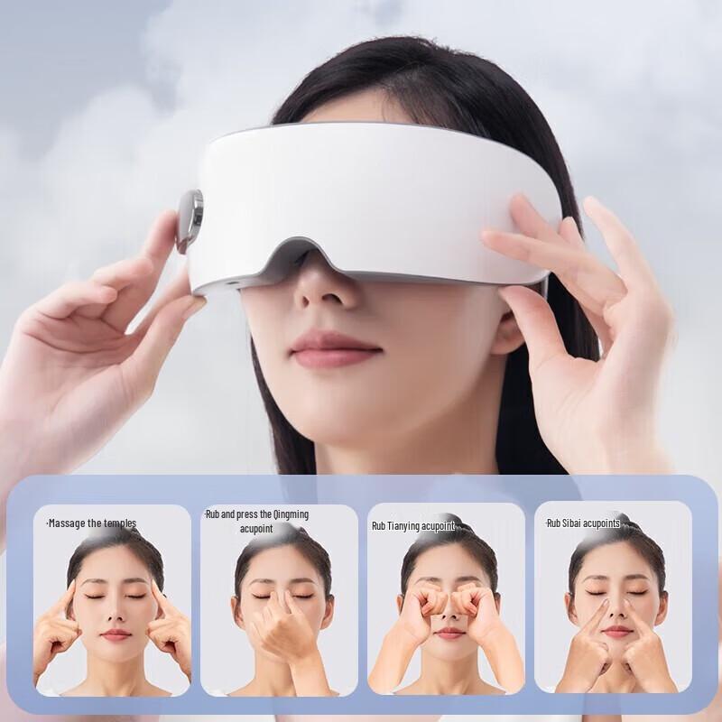 Chigo Smart Eye Massager with Heat, Steam & Bluetooth