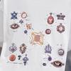 9281 Off-White Sommer Herren und Damen Reines Baumwoll Print Oversized T-Shirt Street Wear