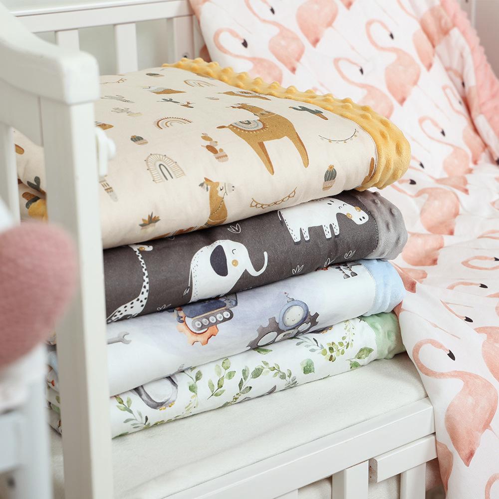 Bean Blanket Baby A-class Indoor Air Conditioning Blanket Baby Nap Blanket Thick Cartoon Shaped Blanket