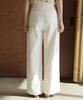 Ppaeppae Tight-Hem Jogger Long Wide Cotton Pants