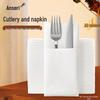 Anserui Disposable Cutlery Pouch with Napkin